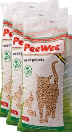 Peewee Houtkorrels Kattenbakvulling - 3 X 9 Kg (27 Kg, 42l) -Merkloos Winkel 658x1200 1