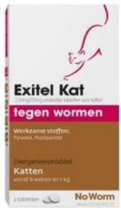 Exitel No Worm Ontwormingsmiddel - Kat 2 Tabl -Merkloos Winkel 700x1200 1