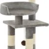 VidaXL Kattenkrabpaal Met Sisal Krabpalen 65 Cm Grijs