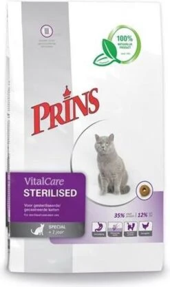 Prins Vital Care Kat Adult Sterilised - Kattenvoer - 1.5 Kg -Merkloos Winkel 710x1200 1