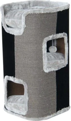 Katten Krab/klimmeubel Met 2 Gaten 75 Cm Grijs/zwart - Krabpaal - Krabton -Merkloos Winkel 711x1200 3