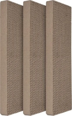 Navaris Kartonnen Krabplanken Voor Katten - Krabkarton Set Van 3 Stuks - 3 Krabmatten - Katten Karton Voor Ontspanning En Spelen -Merkloos Winkel 744x1200 3
