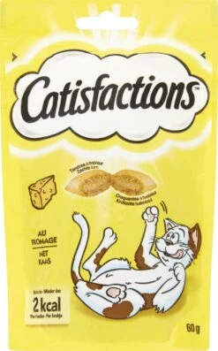 Catisfactions Kattensnoepjes - Kaas - Kattensnack - 60 G - 1 Zakje -Merkloos Winkel 746x1200 1