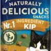 Felix Naturally Delicious Kip & Catnip - Kattensnacks - 8 X 50g