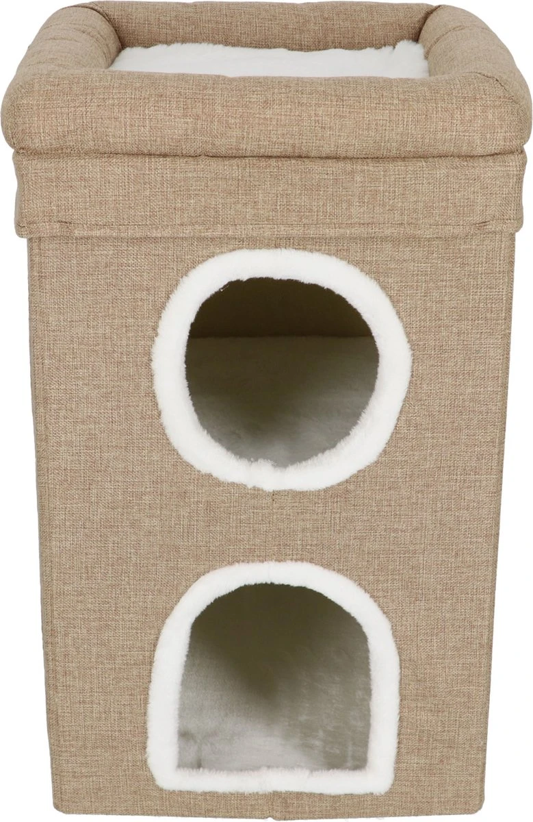 Adori Krabtoren Mimi - Krabpalen - 39x39x64 Cm Bruin 2 Adori Krabtoren Mimi - Krabpalen - 39x39x64 Cm Bruin - Afbeelding 2