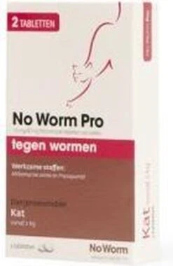 Exil No Worm Pro - Kat - 2 Tabletten -Merkloos Winkel 781x1200 2