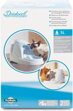 Petsafe Drinkwell Platinum - Drinkfontein - 5 L -Merkloos Winkel 790x1200 2