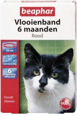Beaphar Vlooienband Kat - Rood - 1 Stuk -Merkloos Winkel 797x1200 2