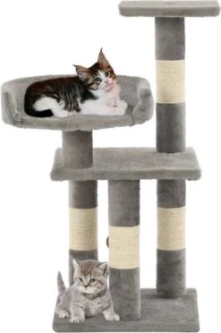 VidaXL Kattenkrabpaal Met Sisal Krabpalen 65 Cm Grijs -Merkloos Winkel 797x1200 5