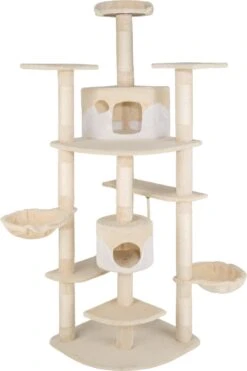 TecTake Nelly Krabpaal - 204 Cm - Beige