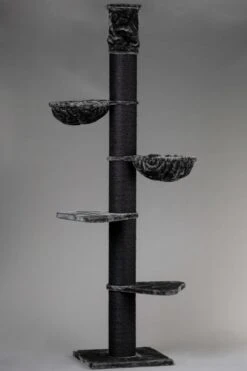 Krabpaal Plafondhoog Voor Grote Katten Maine Coon Tower Blackline Donkergrijs Antraciet Van RHRQuality -Merkloos Winkel 800x1200 21