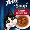 Felix Soup Vlees Selectie - Katten Natvoer - 24 X 48g