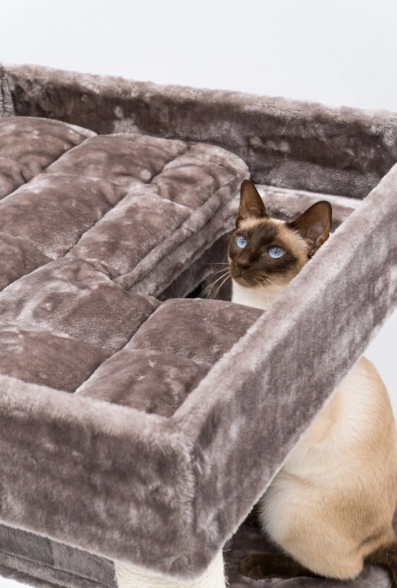 Petrebels Lodge 107 Krabpaal - Cappuccino - Design - Zeer Stabiel 10 Petrebels Lodge 107 Krabpaal - Cappuccino - Design - Zeer Stabiel - Afbeelding 10