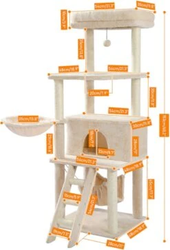 InHarmony - Katten Krab Toren Beige - Kattenkrab Toren - Katten Krabpaal - Krabpaal Kat - Krabpaal - Kattenpaal Krabpaal - Katten Paal Voor Grote Katten En Katten Paal Voor Kleine Katten 7 InHarmony - Katten Krab Toren Beige - Kattenkrab Toren - Katten Krabpaal - Krabpaal Kat - Krabpaal - Kattenpaal Krabpaal - Katten Paal Voor Grote Katten En Katten Paal Voor Kleine Katten -Merkloos Winkel 816x1200 1