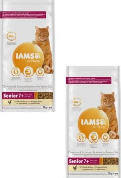 Iams Cat Senior Kip - Kattenvoer - 2 X 3 Kg -Merkloos Winkel 817x1200