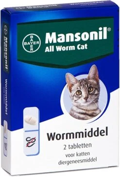 Mansonil All Worm Cat Ontworming - Kat - 2 Tabletten 18 Mansonil All Worm Cat Ontworming - Kat - 2 Tabletten -Merkloos Winkel 818x1200 3