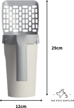 The Pets Supplier - Kattenbak Schep - Kattenbakschep Met Opvangbak - Kattenbak Grind - Kattenzakjes -Merkloos Winkel 826x1200 4