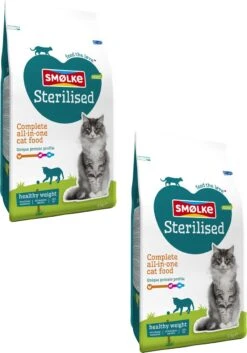 Smolke Cat Sterilised - Kattenvoer - 2 X 4 Kg -Merkloos Winkel 839x1200