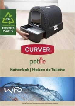 Curver Kattenbak - Antraciet - 51 X 38,5 X 39,5 Cm -Merkloos Winkel 850x1200