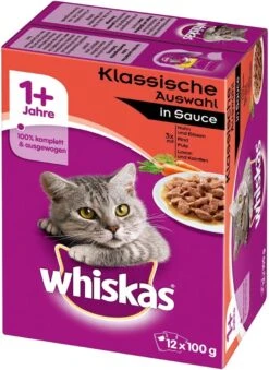 Whiskas Classic Selectie Kattenvoer, Hoogwaardig Nat Voer Voor Volwassen Katten 48 X 100g -Merkloos Winkel 874x1200