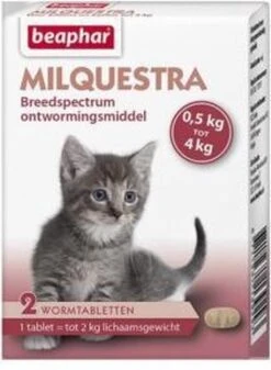 Beaphar Milquestra Kleine Kat/kitten - 0,5 Tot 4 Kg - 2 Tabletten 19 Beaphar Milquestra Kleine Kat/kitten - 0,5 Tot 4 Kg - 2 Tabletten -Merkloos Winkel 880x1200