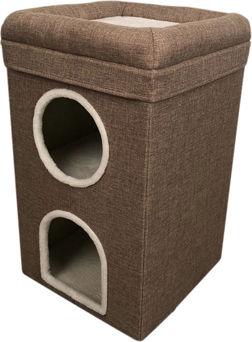 Adori Krabtoren Mimi - Krabpalen - 39x39x64 Cm Bruin 5 Adori Krabtoren Mimi - Krabpalen - 39x39x64 Cm Bruin - Afbeelding 5