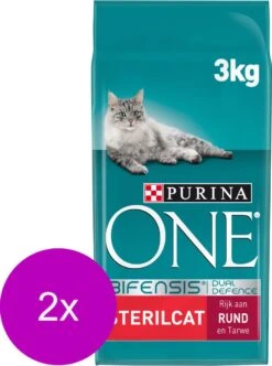 Purina One Sterilcat - Kattenvoer - 2 X Rund Granen 3 Kg 6 Purina One Sterilcat - Kattenvoer - 2 X Rund Granen 3 Kg -Merkloos Winkel 893x1200