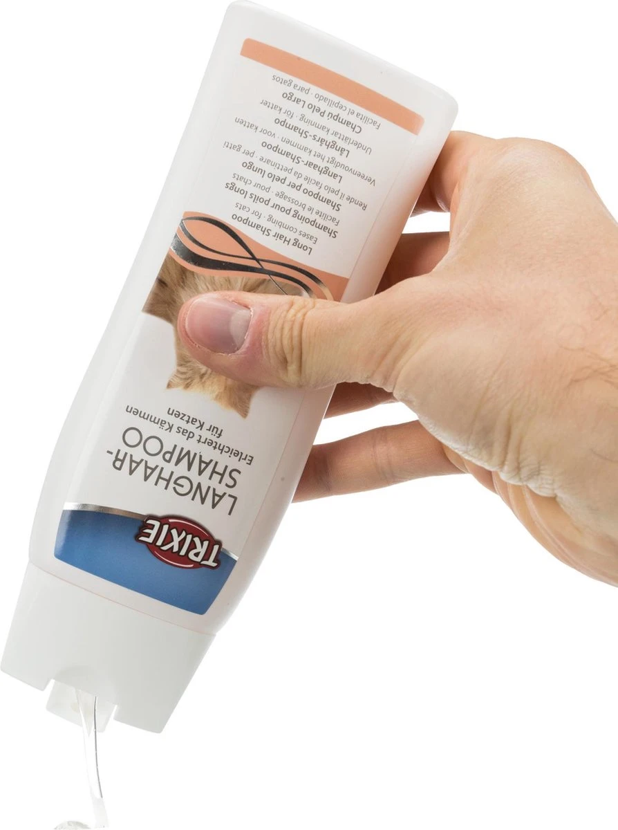 Kattenshampoo Langhaar - Trixie - Shampoo Kat - 250 Ml - Tegen Klitten - Geurende Shampoo 9 Kattenshampoo Langhaar - Trixie - Shampoo Kat - 250 Ml - Tegen Klitten - Geurende Shampoo - Afbeelding 9