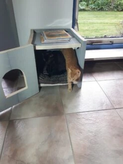 Bronneger Exclusive - Kattenhuis - XXL - Kattenbak Ombouw Kast - Kattenmand -Merkloos Winkel 900x1200 12