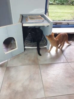 Bronneger Exclusive - Kattenhuis - XXL - Kattenbak Ombouw Kast - Kattenmand -Merkloos Winkel 900x1200 15