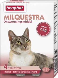 Beaphar Milquestra Ontworming Tabletten Kat 2 - 12 Kg 4 Tabletten -Merkloos Winkel 900x1200 31