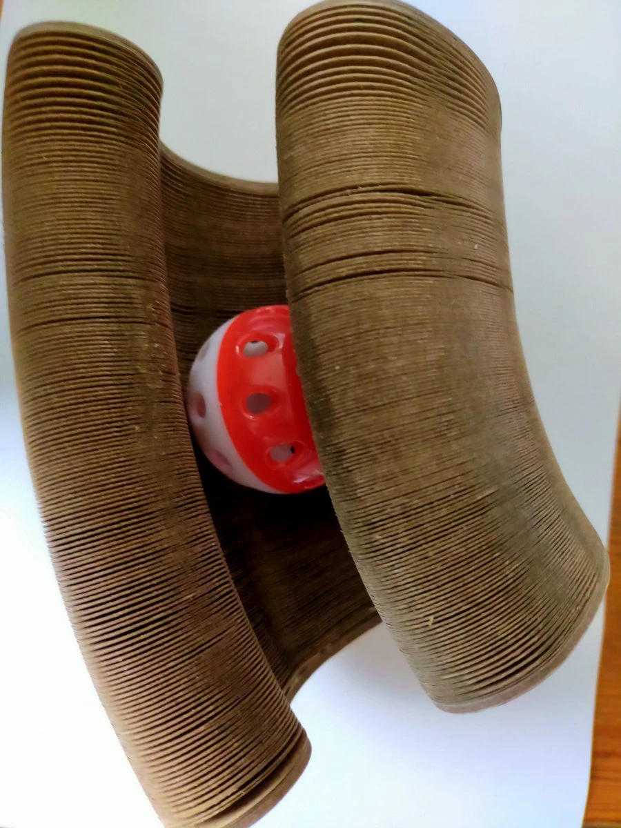 Kattenspeelgoed - Ronde, Opvouwbare En Vervormbare Krabmat Voor Katten Met Bal Met Belletjes Van Golfkartonpapier - Interactief Krabspeelgoed Voor Katten 6 Kattenspeelgoed - Ronde, Opvouwbare En Vervormbare Krabmat Voor Katten Met Bal Met Belletjes Van Golfkartonpapier - Interactief Krabspeelgoed Voor Katten - Afbeelding 6