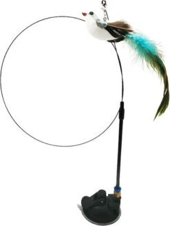 Kattenspeelgoed - Simulatie Vogel - Interactieve Grappige Kattenspeeltjes - Kattenhengel Met Zuignap + 4 Vogels + Een Kattenhengel GRATIS -Merkloos Winkel 903x1200 1