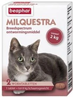 Beaphar Milquestra Kleine Kat/kitten - 0,5 Tot 4 Kg - 2 Tabletten 18 Beaphar Milquestra Kleine Kat/kitten - 0,5 Tot 4 Kg - 2 Tabletten -Merkloos Winkel 906x1200 1