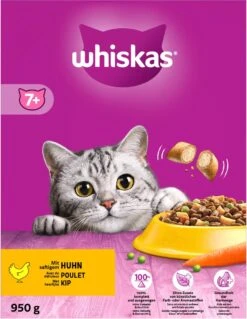 Whiskas 7+ Kattenbrokken - Kip - Doos 5 X 950 G -Merkloos Winkel 928x1200 1