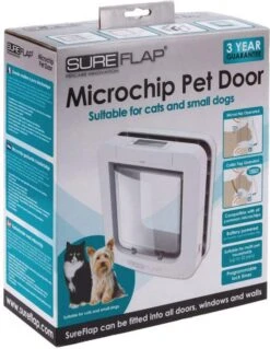 SureFlap Microchip Huisdierluik L - Bruin - 18 X 17 Cm -Merkloos Winkel 929x1200