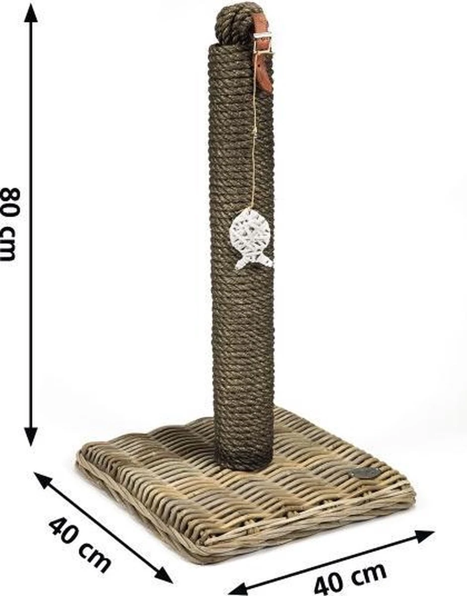 Designed By Lotte - Krabpaal - Kubu - 40x40x80 Cm 4 Designed By Lotte - Krabpaal - Kubu - 40x40x80 Cm - Afbeelding 4