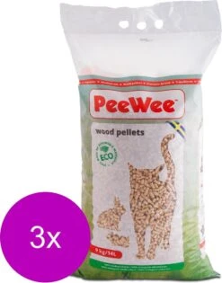 Peewee Houtkorrels Kattenbakvulling - 3 X 9 Kg (27 Kg, 42l) -Merkloos Winkel 942x1200 1