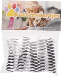 Kattenveertjes Klein - 10 Stuks | Zwart Wit | Kattenspeeltjes | Kattenspeelgoed -Merkloos Winkel 961x1200 3