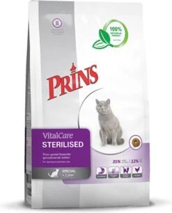 Prins Vital Care Kat Adult Sterilised - Kattenvoer - 1.5 Kg -Merkloos Winkel 968x1200 1