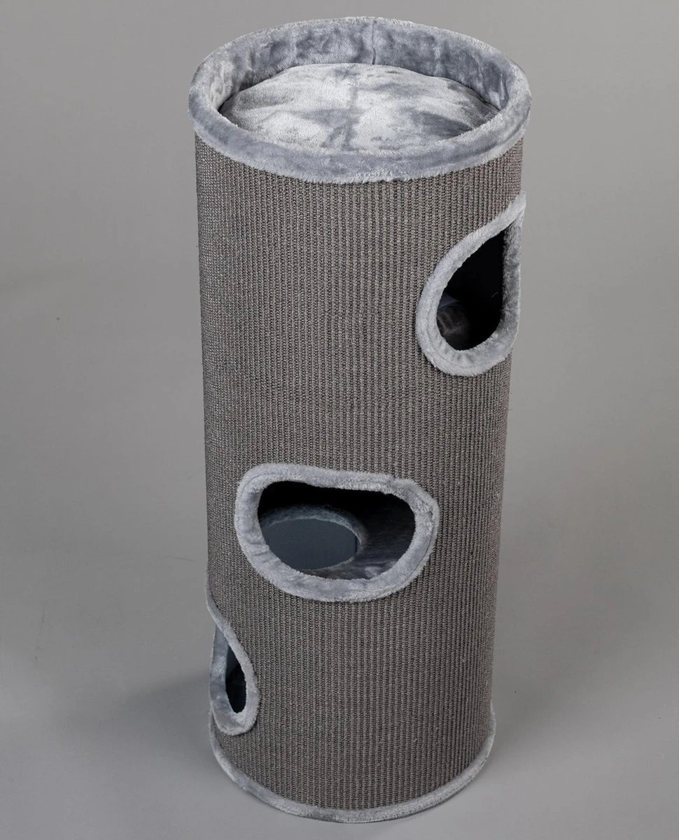 Krabton Coony Lounge 110 Grijs En 44cm Diameter Krabpaal Voor Grote Katten 5 Krabton Coony Lounge 110 Grijs En 44cm Diameter Krabpaal Voor Grote Katten - Afbeelding 5