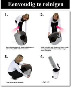 Omega Paw Zelfreinigende Kattenbak L - Zwart 7 Omega Paw Zelfreinigende Kattenbak L - Zwart -Merkloos Winkel 978x1200 1