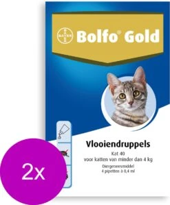 Bolfo Gold Kat 40 - Anti Vlooienmiddel - 2 X 4 Stuks 0 - 4 Kg 7 Bolfo Gold Kat 40 - Anti Vlooienmiddel - 2 X 4 Stuks 0 - 4 Kg -Merkloos Winkel 992x1200