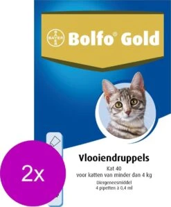 Bolfo Gold Kat 40 - Anti Vlooienmiddel - 2 X 4 Stuks 0 - 4 Kg 6 Bolfo Gold Kat 40 - Anti Vlooienmiddel - 2 X 4 Stuks 0 - 4 Kg -Merkloos Winkel 996x1200 1